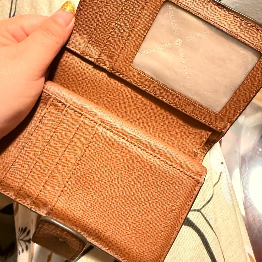 Michael Kors Brown Leather Card Holder - Picture 7 of 16